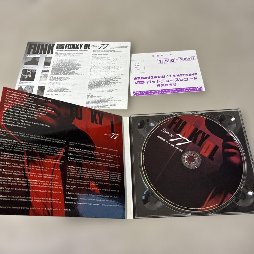 Funky DL - Since 77 CD Japan Press Hip Hop Album with Bonus Track