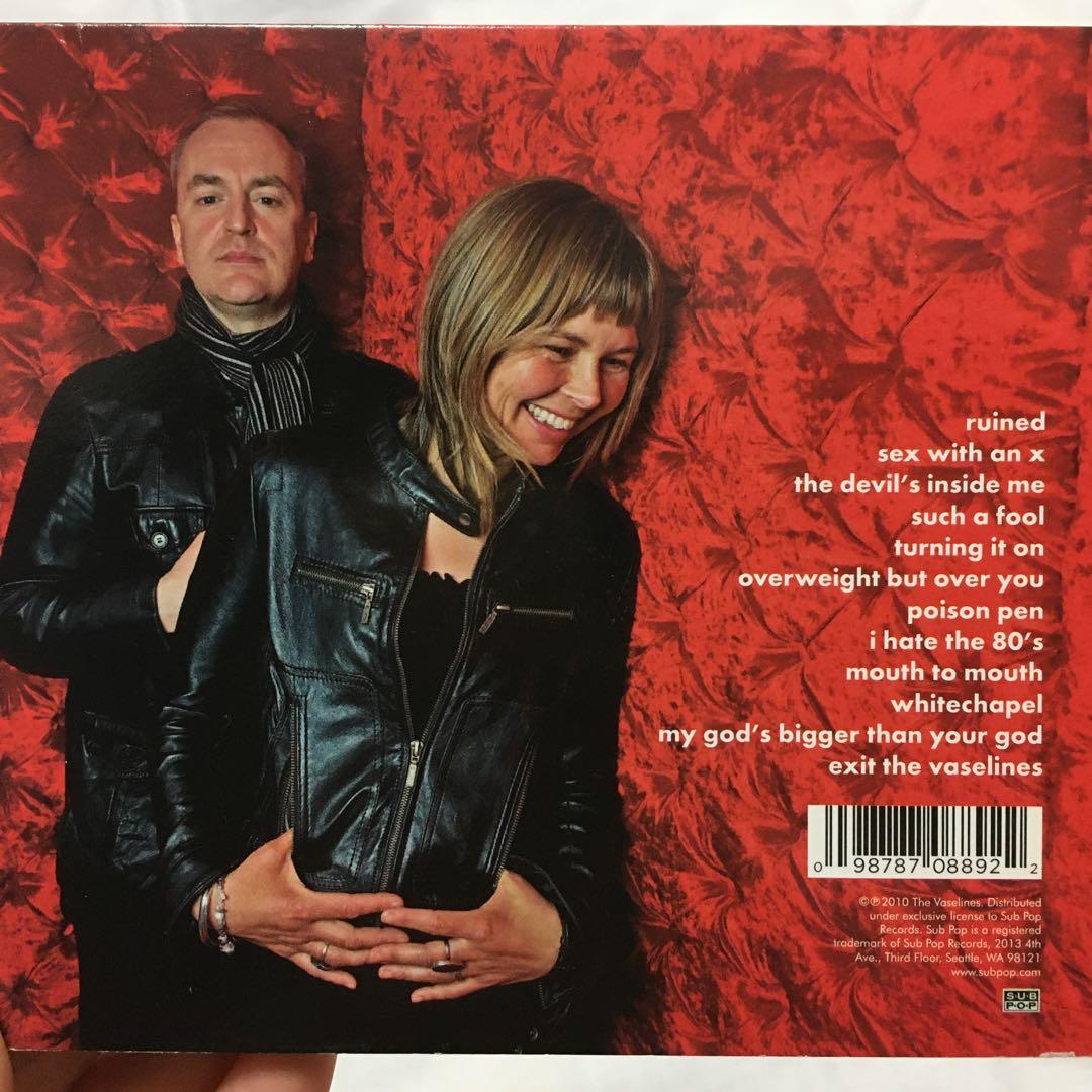 The Vaselines - Sex With An X - CD, 2010 Sub Pop, Indie Rock, Digipak