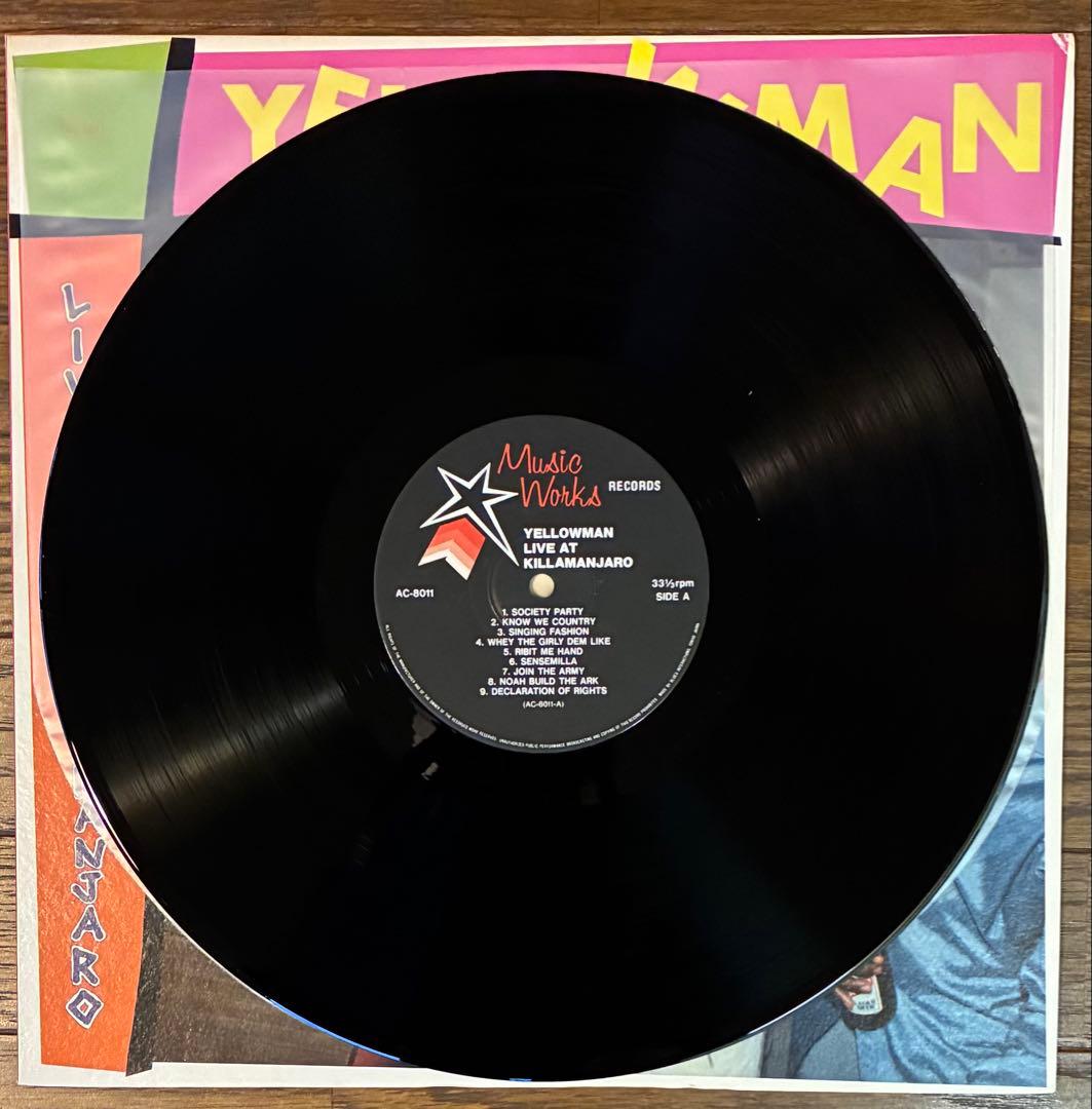 Yellowman - Live At Killamanjaro Vinyl LP 1984 Japan Reggae Dub DJ