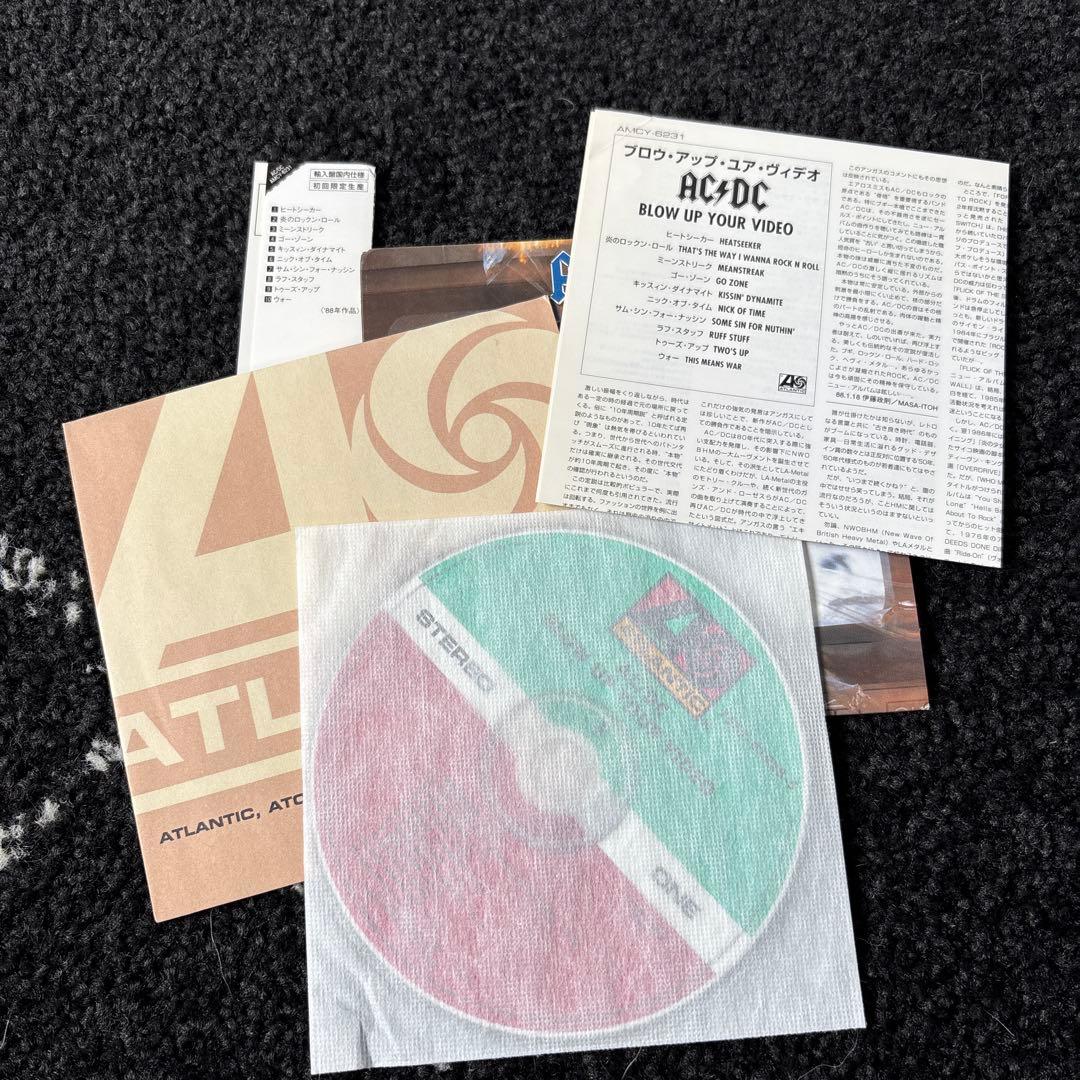 AC/DC Blow Up Your Video CD Japan Paper Sleeve Used Excellent Condition | Japansoundstore
