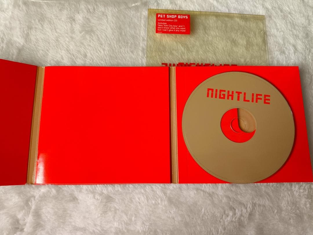 Pet Shop Boys Nightlife CD Limited Edition Japan Press Red Digipak