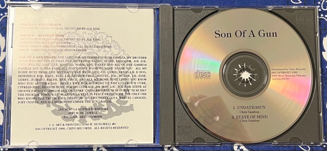 Son Of A Gun G-Funk G-Rap 1995 AZ Rare Single West Coast Used | Japansoundstore