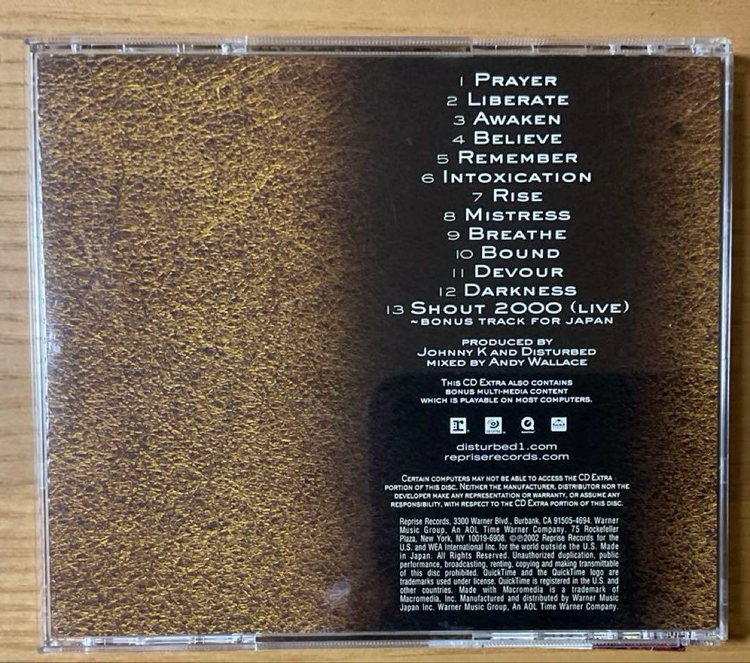 Disturbed - Believe Japan Press CD with OBI 2002 Nu-Metal