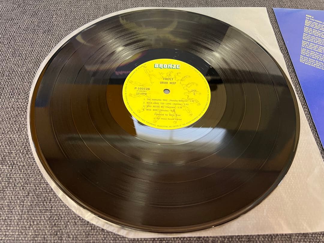 Uriah Heep - Firefly LP 1977 Japan Vinyl P-10312B Hard Rock Classic
