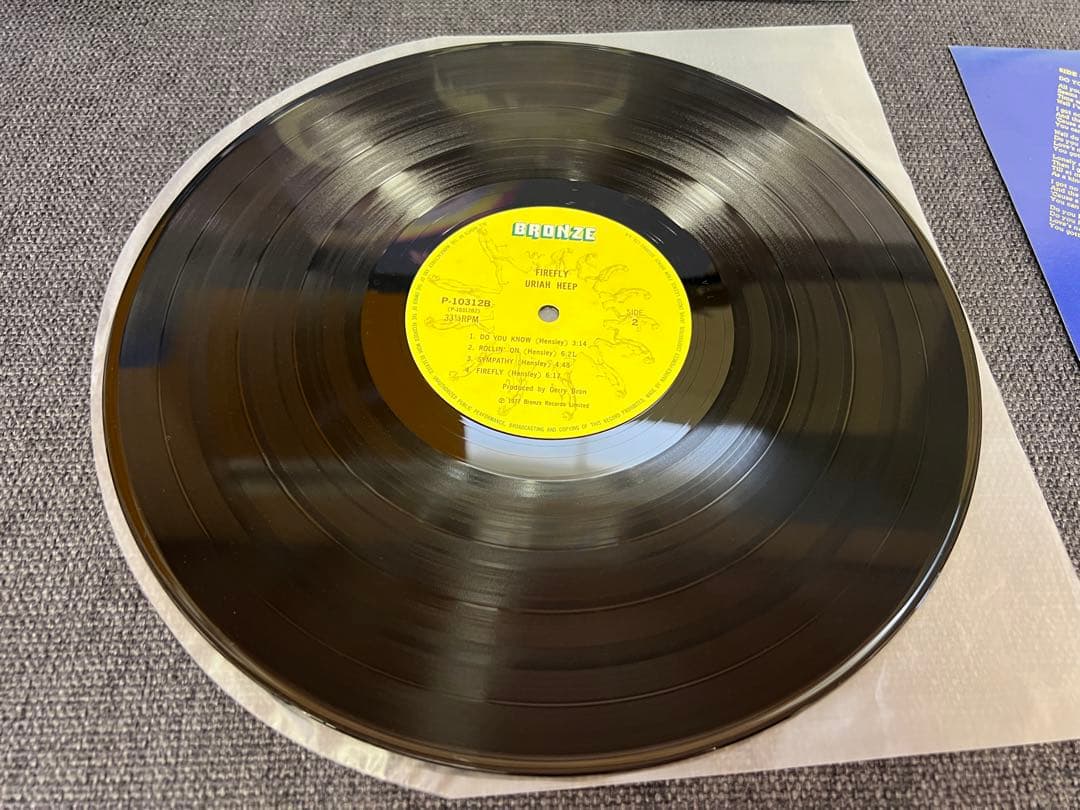 Uriah Heep - Firefly LP 1977 Japan Vinyl P-10312B Hard Rock Classic