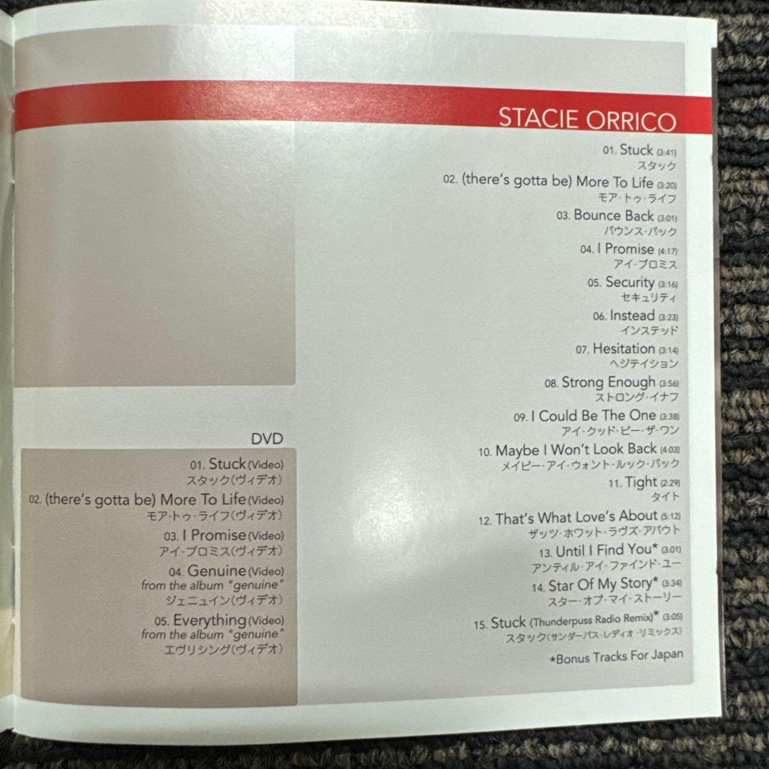 Stacie Orrico Japan Only Special Edition CD+DVD Japan Press with OBI