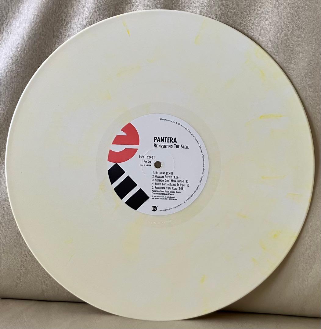 Pantera - Reinventing The Steel LP White & Yellow Marbled Vinyl Limited Edition