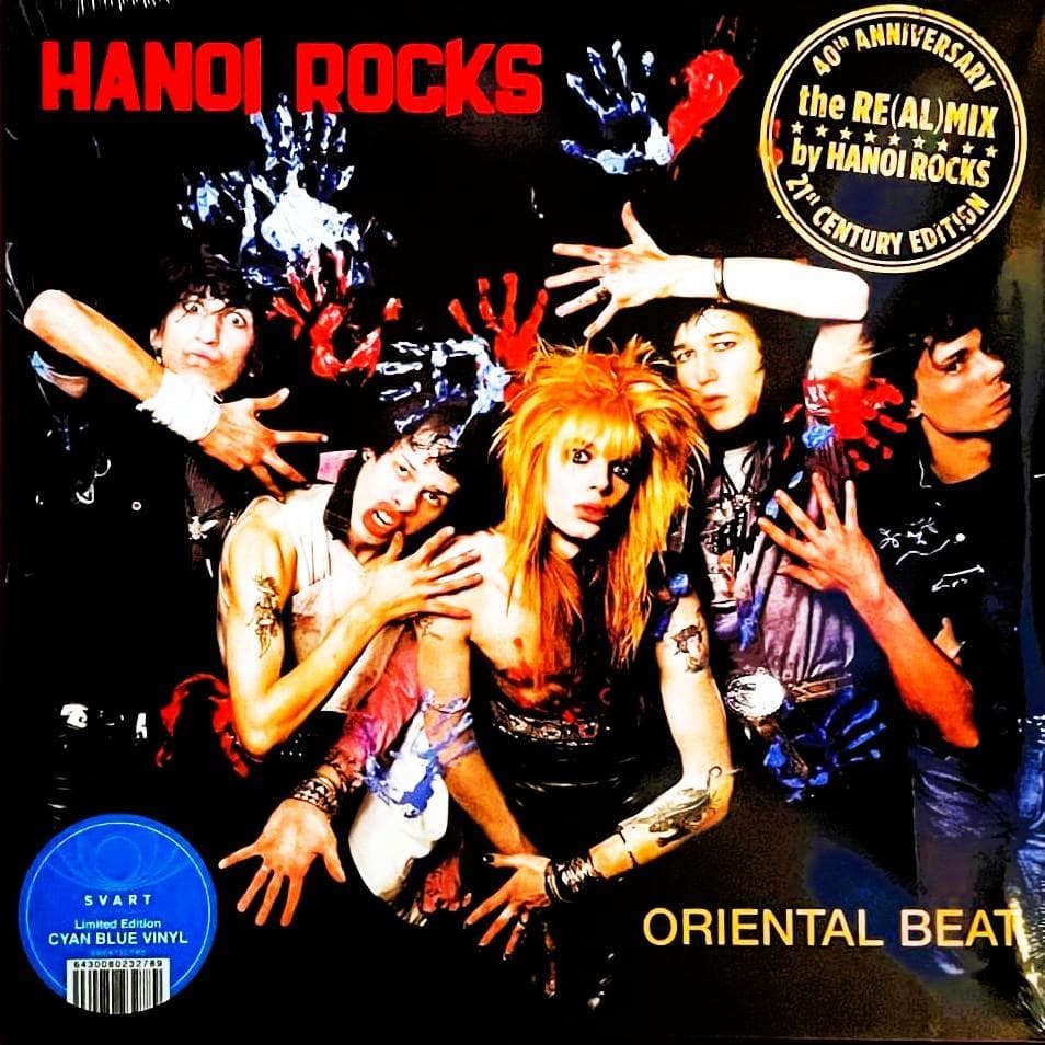 Hanoi Rocks Oriental Beat 40th Anniversary Cyan Blue Vinyl Limited 500 | Japansoundstore