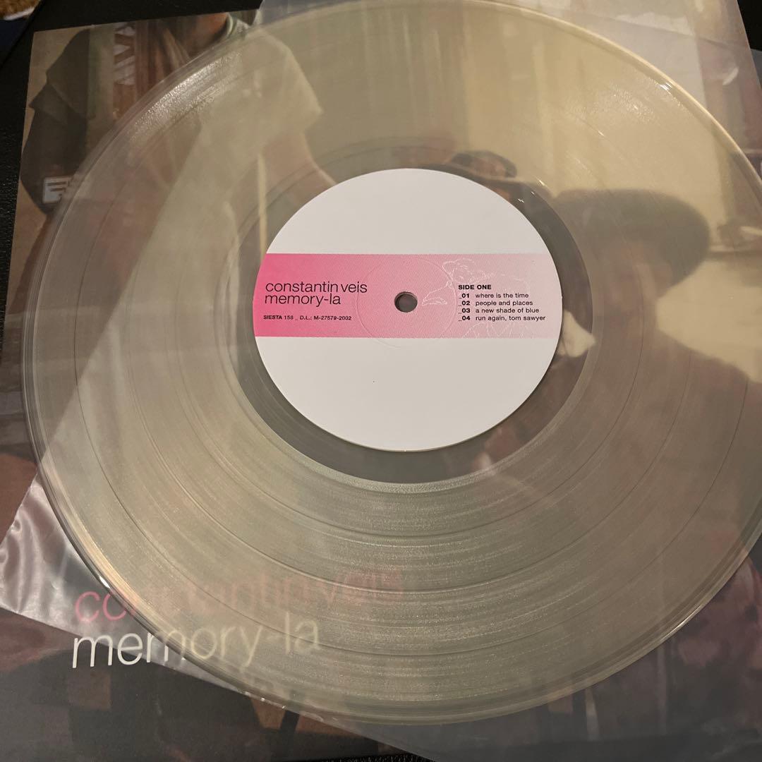 Constantin Veis - Memory-La 10" Clear Vinyl EP Indie Pop Siesta 158