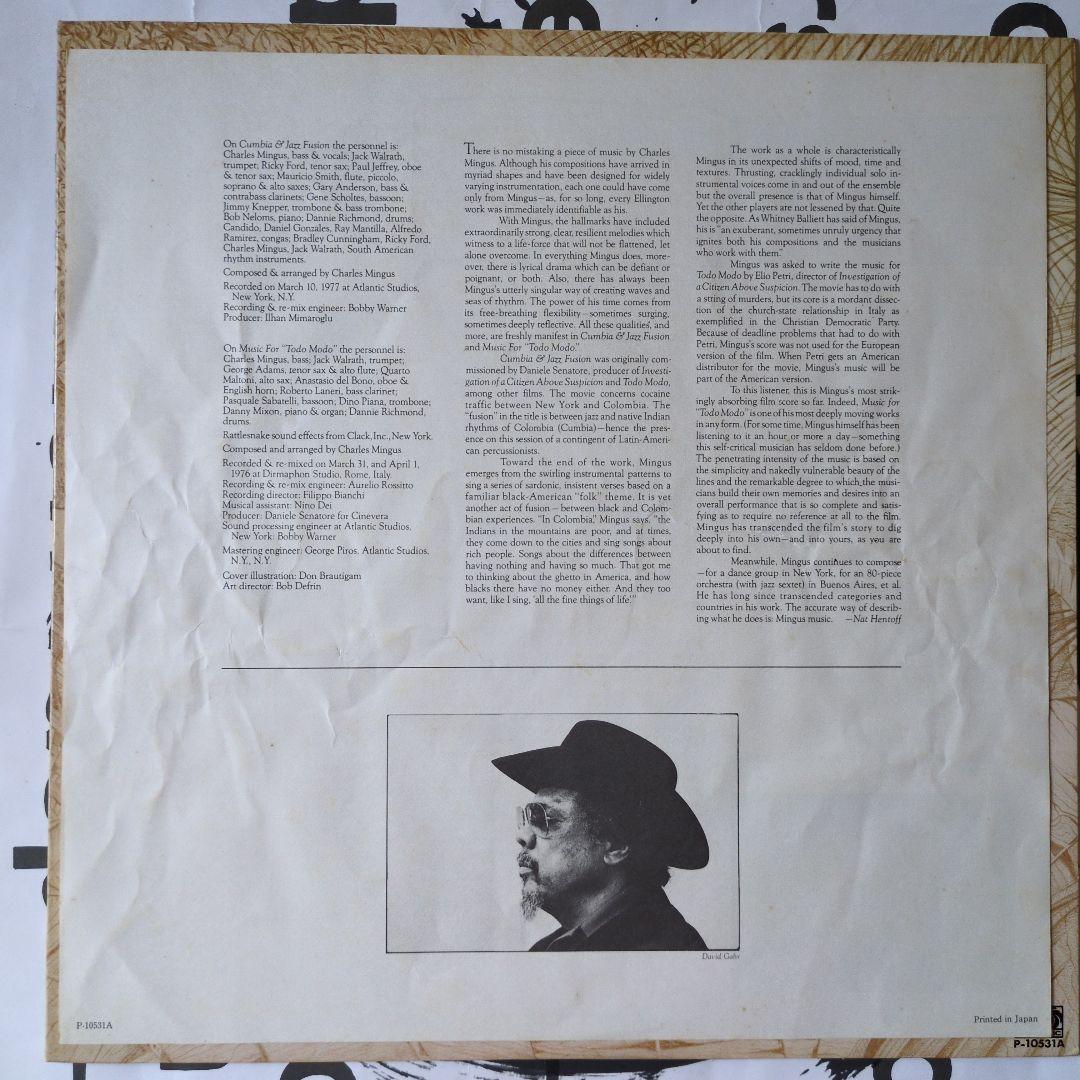 Charles Mingus - Cumbia & Jazz Fusion LP 1978 Japan Atlantic Jazz Latin