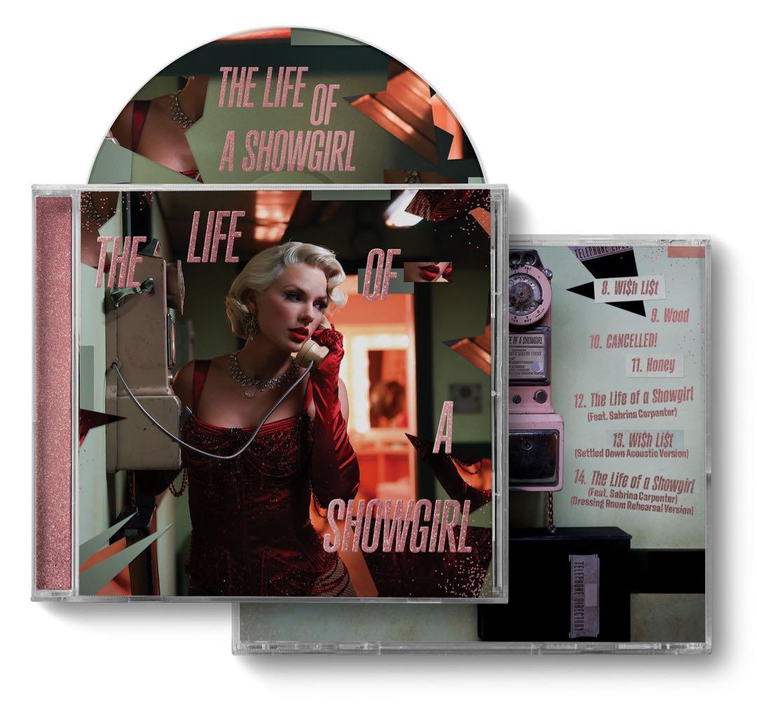 Taylor Swift The Life of a Showgirl CD Import Bonus Tracks 2025 Edition