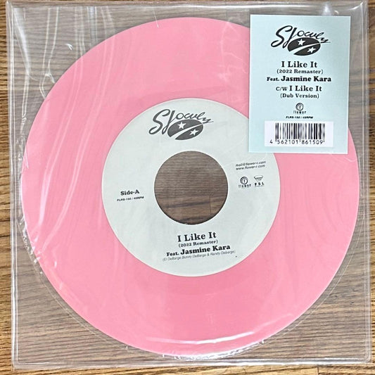 Slowly - I Like It feat. Jasmine Kara 7" Pink Color Vinyl Japan Record