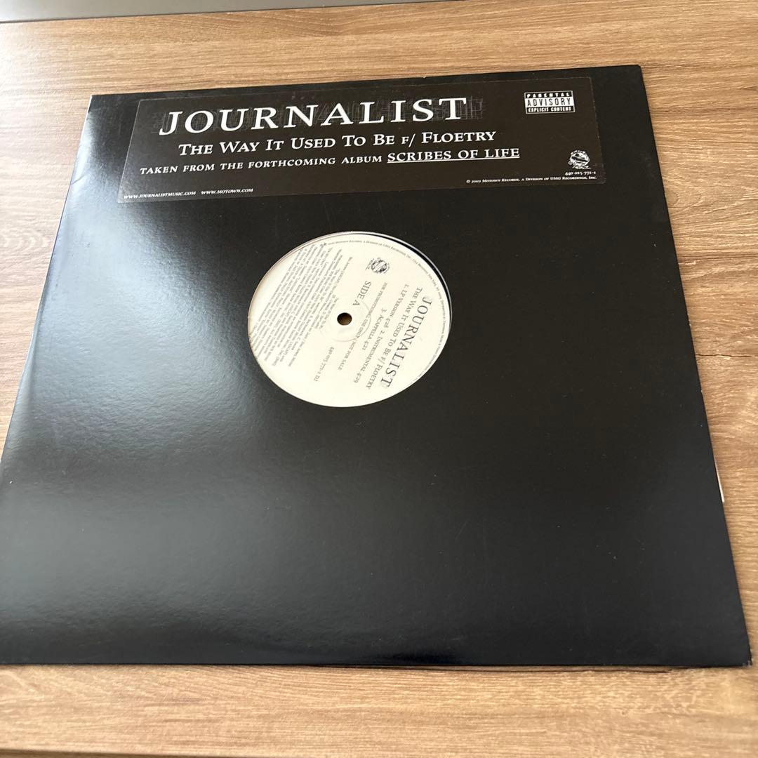Journalist - The Way It Used To Be ft. Floetry 12" Vinyl Hip Hop Promo
