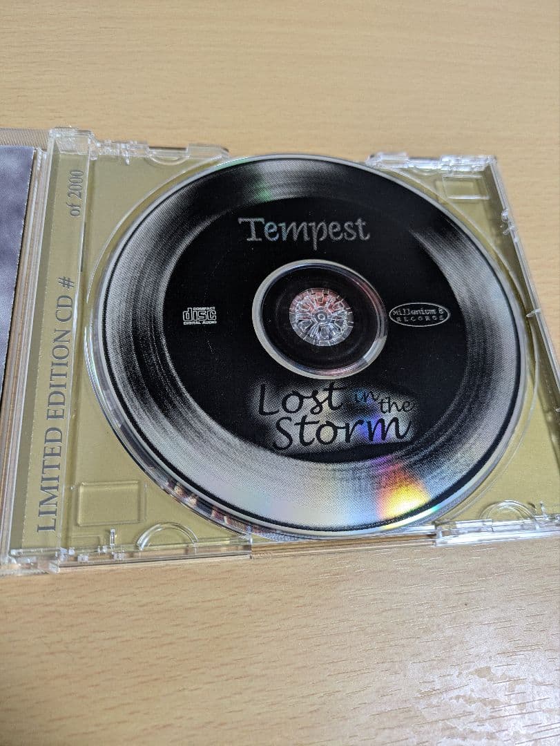 Tempest - Lost in the Storm CD - Millennium Eight Records Limited Edition