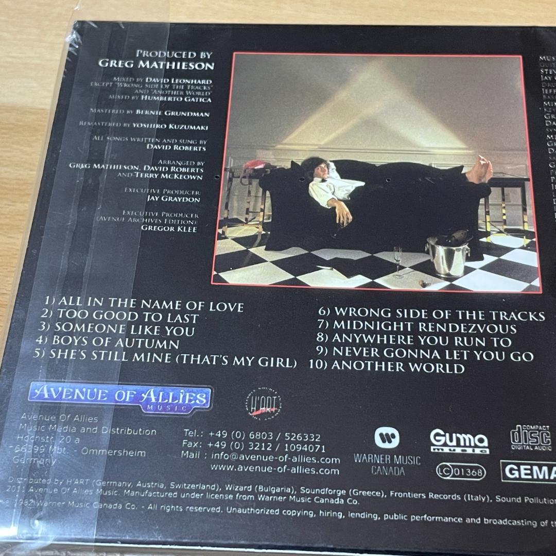 David Roberts - All Dressed Up CD Limited Edition 2011 Remastered AOR Classic