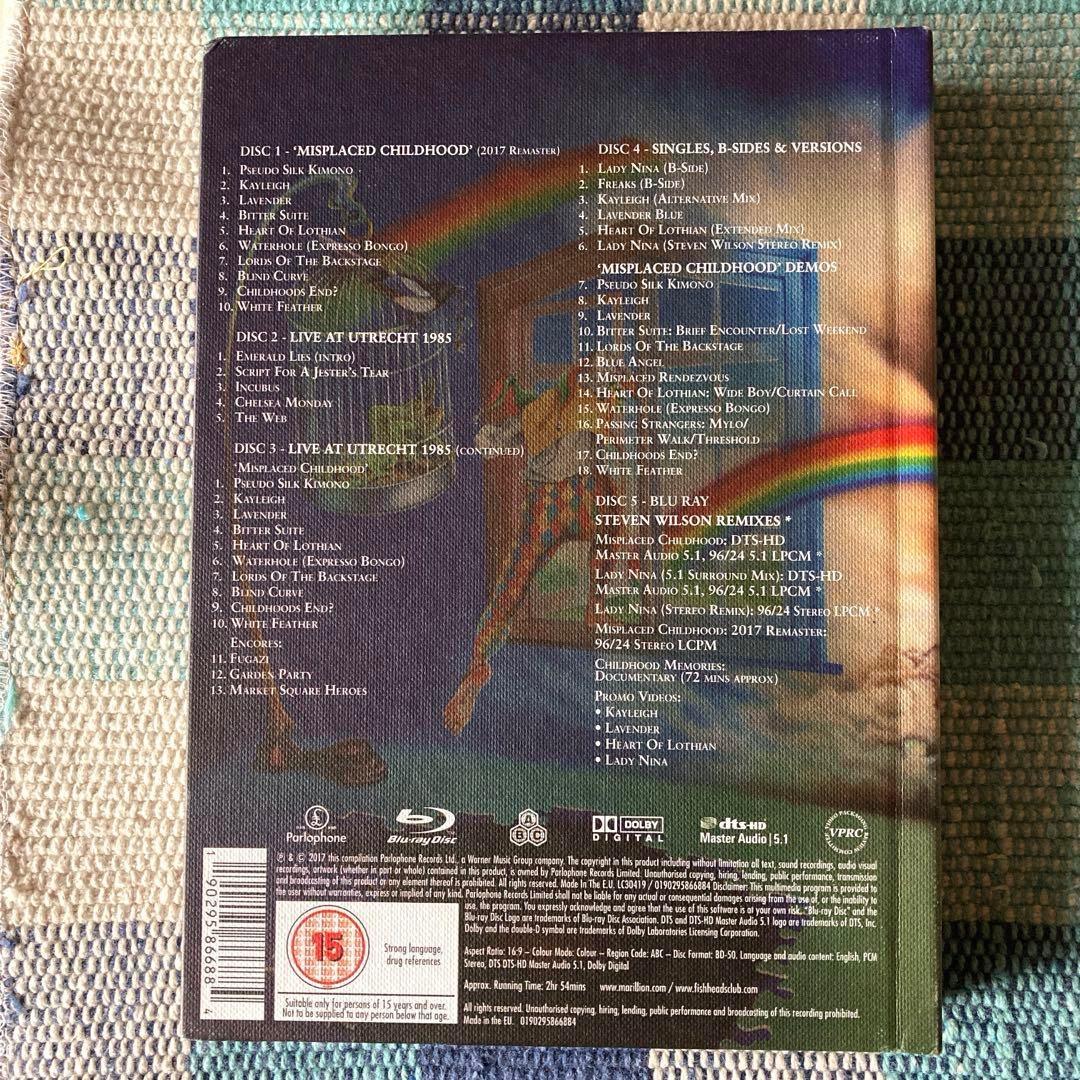 Marillion Signed Misplaced Childhood 4CD BluRay Deluxe Edition Used | Japansoundstore