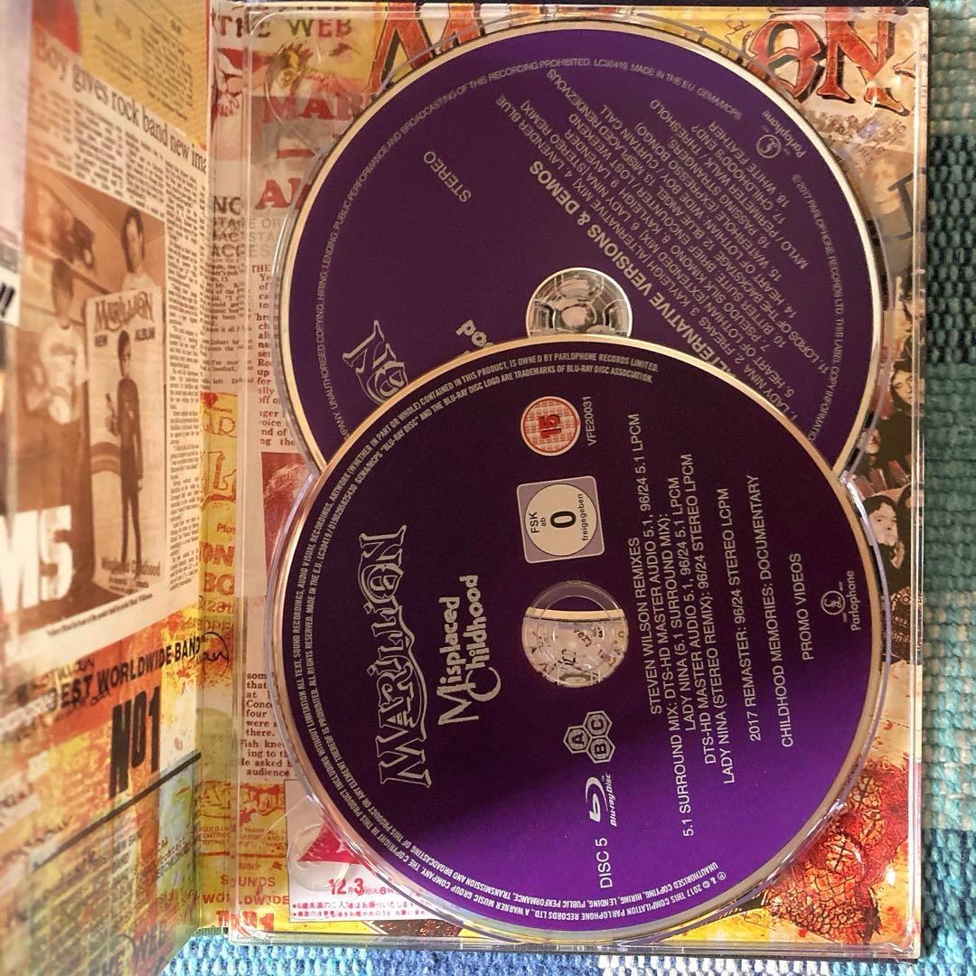 Marillion Signed Misplaced Childhood 4CD BluRay Deluxe Edition Used | Japansoundstore