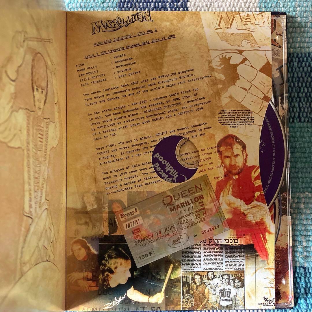 Marillion Signed Misplaced Childhood 4CD BluRay Deluxe Edition Used | Japansoundstore