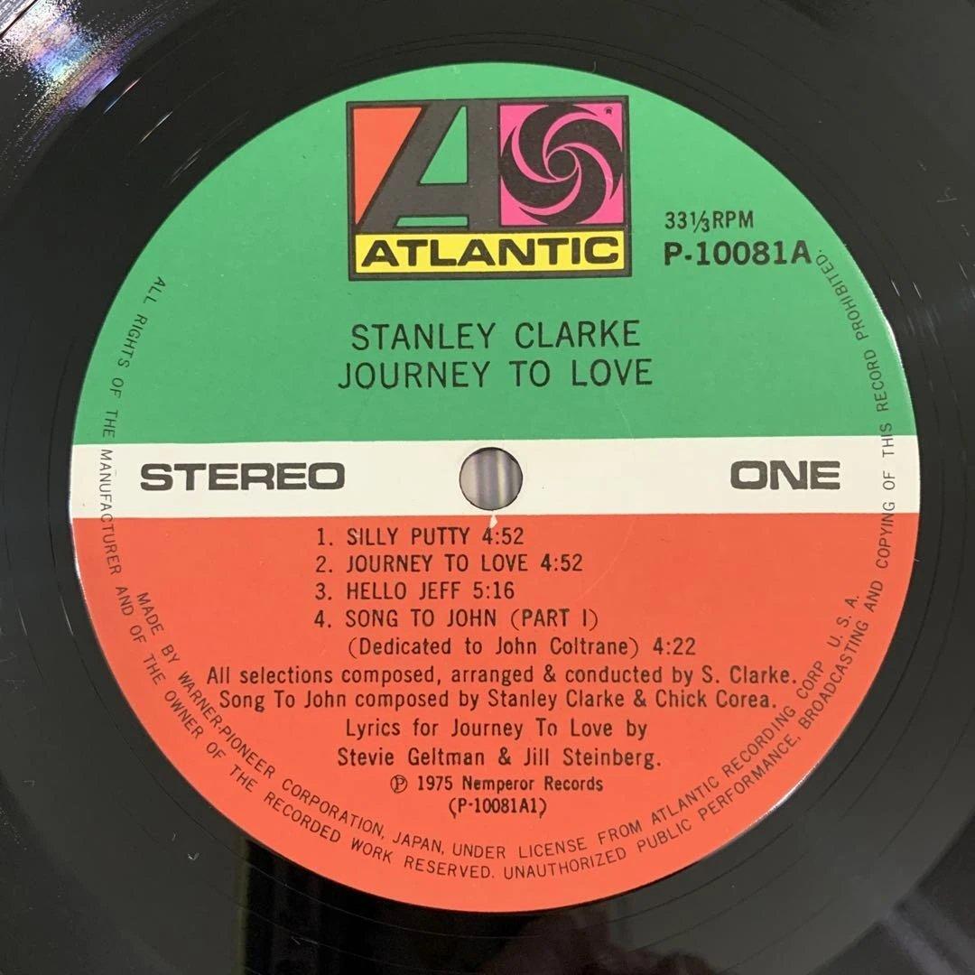 Stanley Clarke Journey to Love Japan LP P-10081A Jeff Beck Chick Corea Fusion