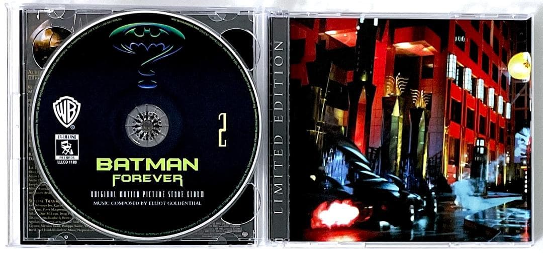 Batman Forever OST 2CD Limited 3500pcs Out of Print Rare Near Mint | Japansoundstore