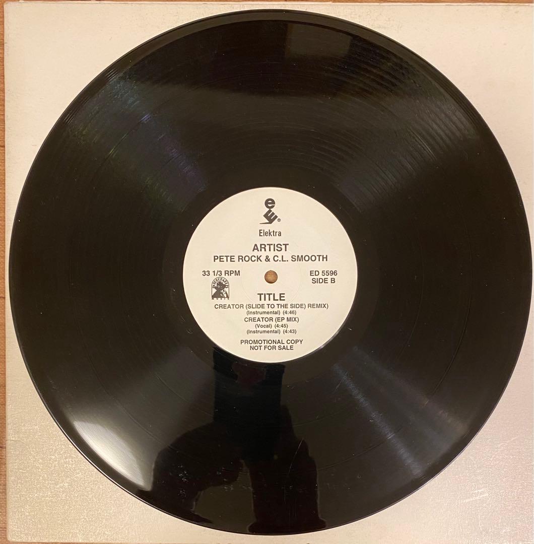 PETE ROCK & C.L. SMOOTH T.R.O.Y. 12" Vinyl Promo Hip Hop Elektra ED 5596 Rare
