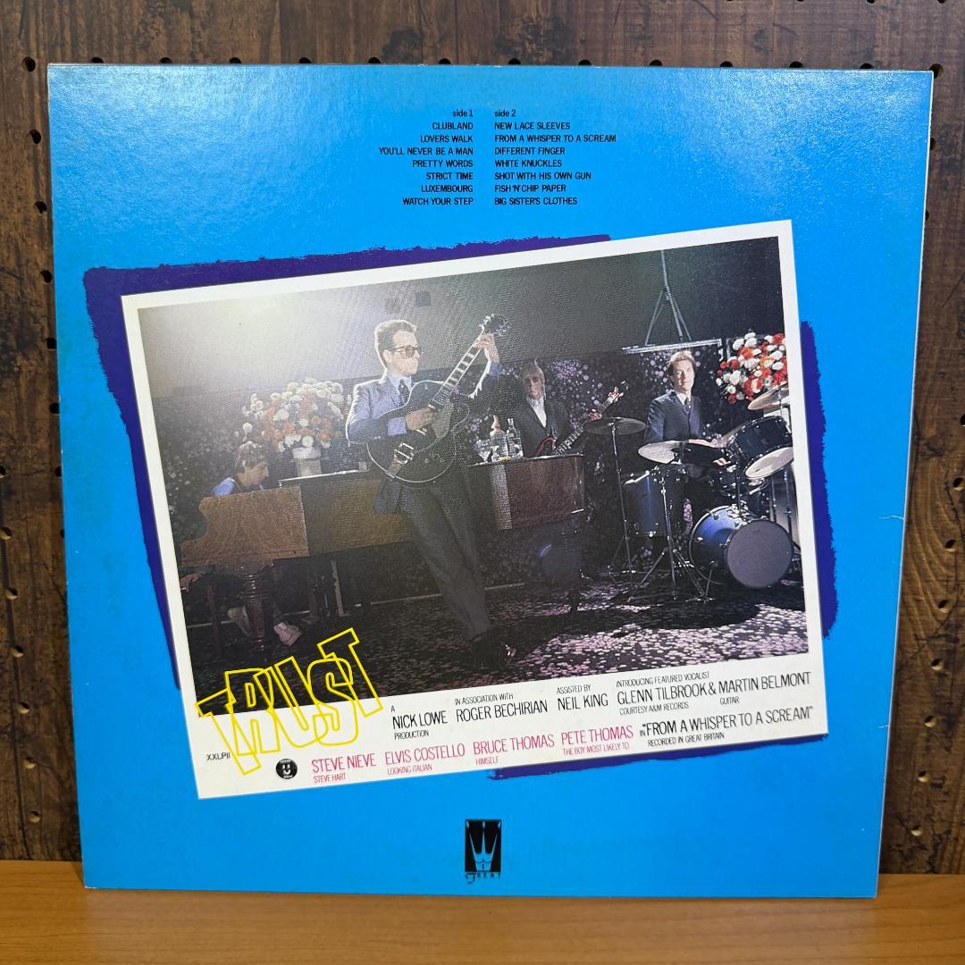 Elvis Costello & The Attractions - Trust Vinyl LP Japan P-10965X New Wave