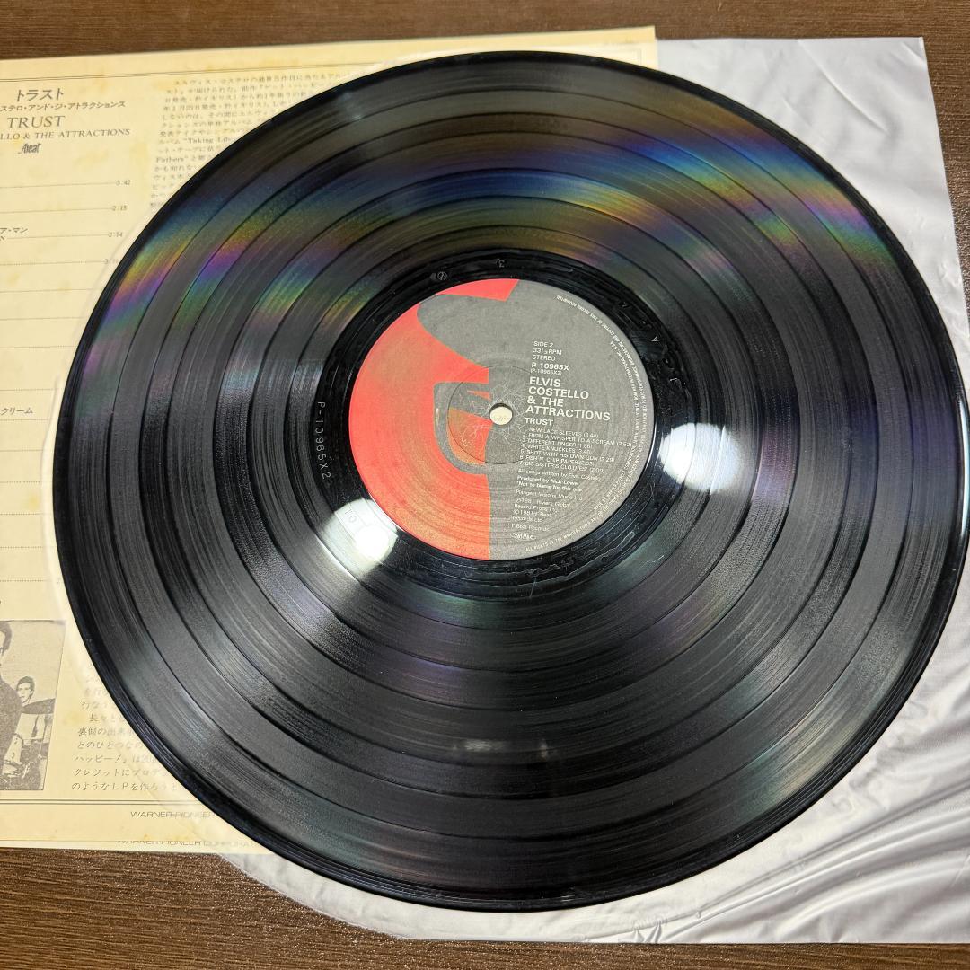 Elvis Costello & The Attractions - Trust Vinyl LP Japan P-10965X New Wave