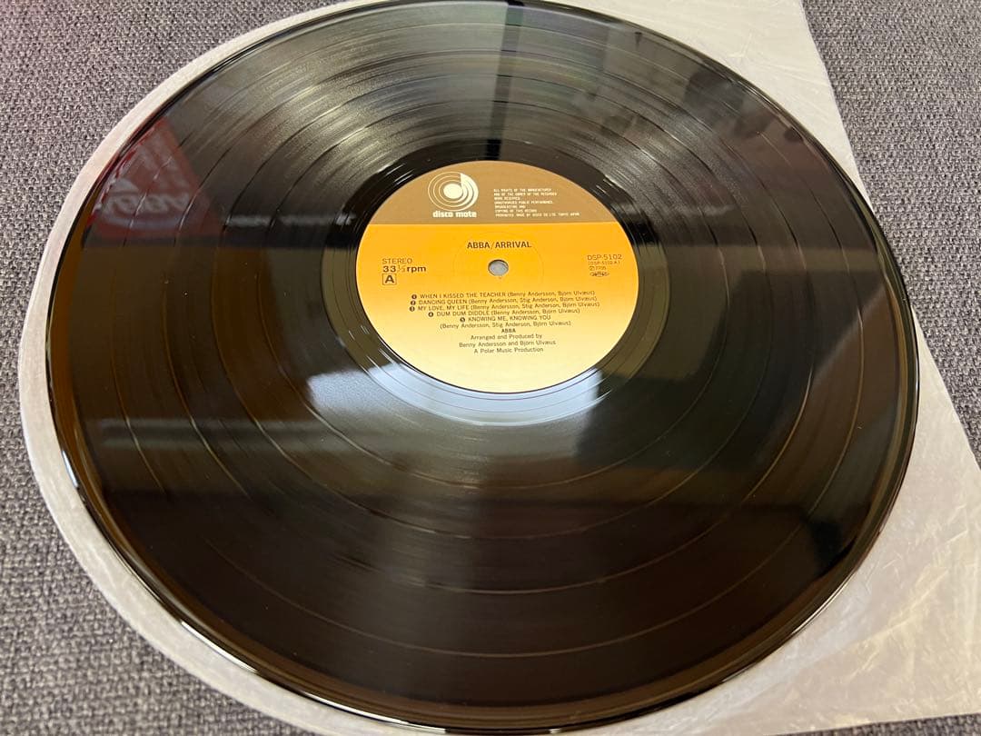 ABBA - Arrival LP Japan Press 1976 Disco Mate DSP-5102 w/ Obi & Inner Sleeve