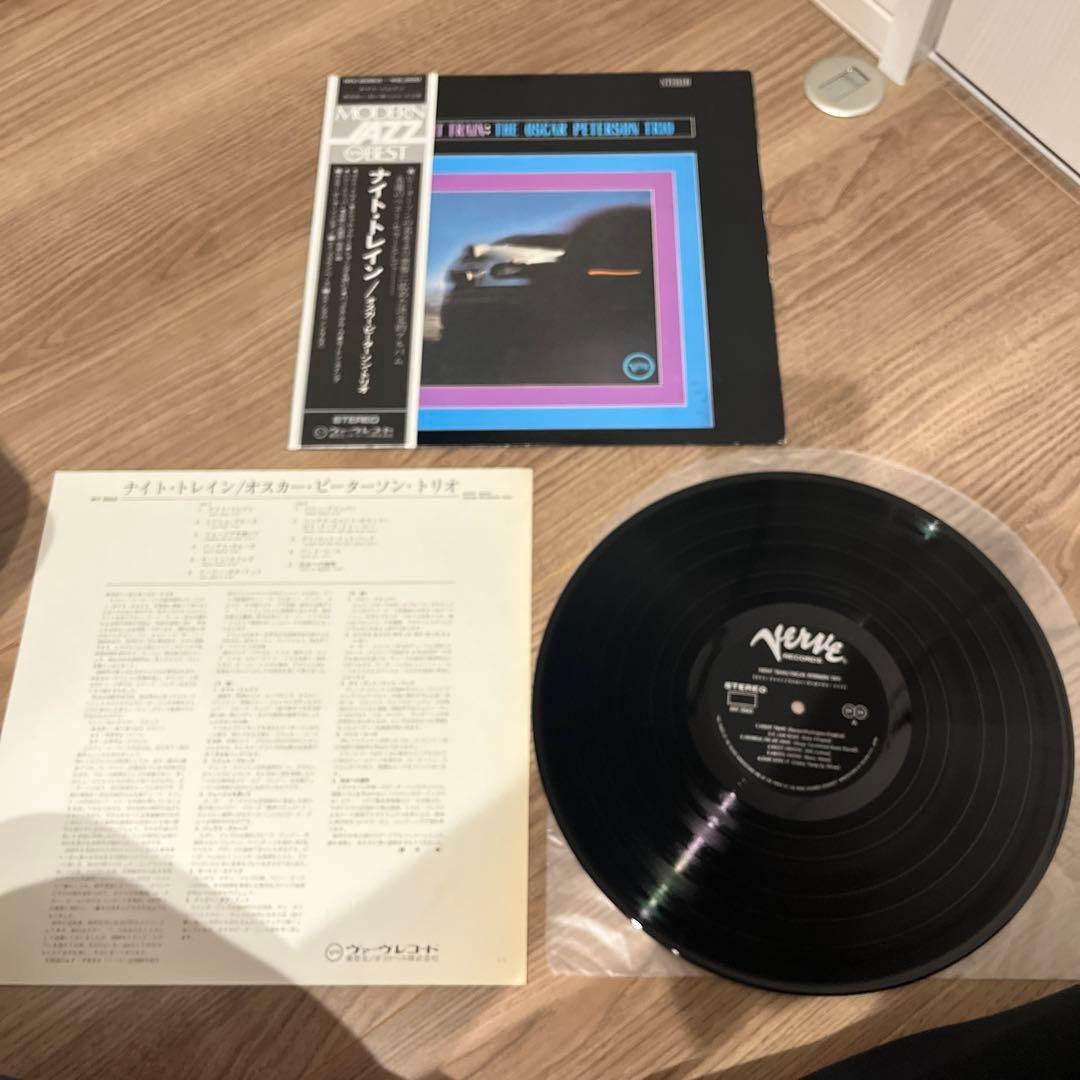 Oscar Peterson Trio - Night Train LP Japan Vinyl Verve MV 2063 Jazz Obi