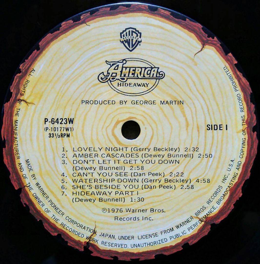 America "Hideaway" Vinyl LP Japan Omovie Record Used | Japansoundstore