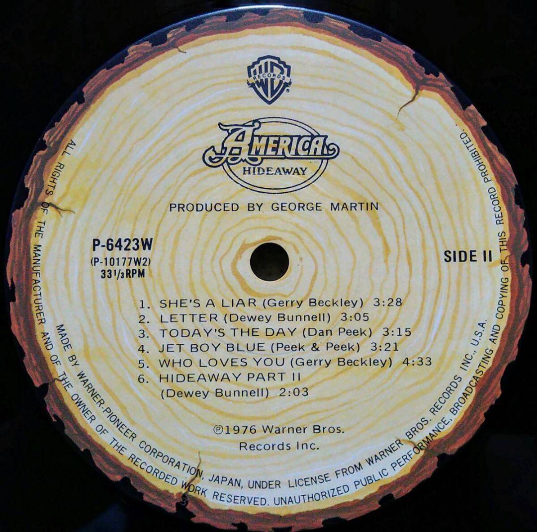 America "Hideaway" Vinyl LP Japan Omovie Record Used | Japansoundstore