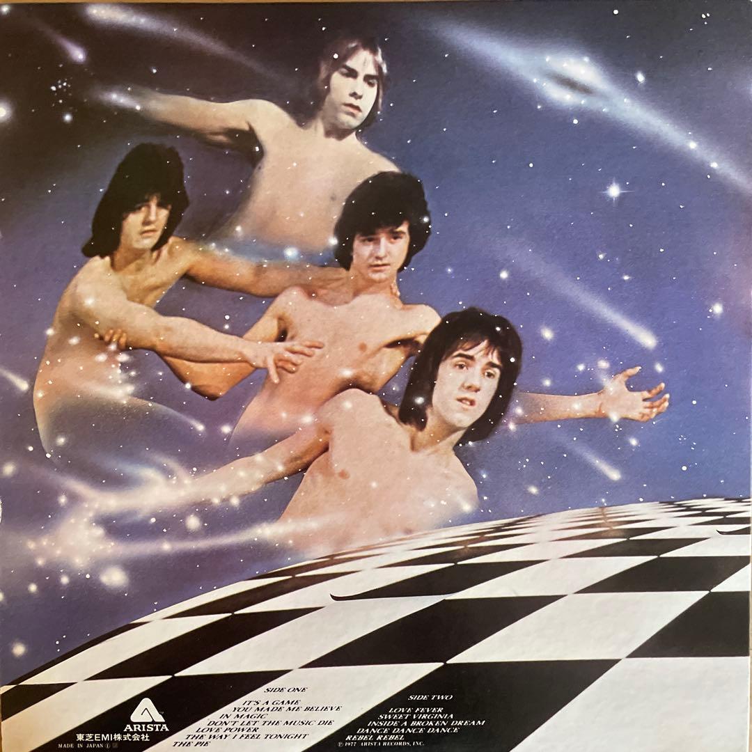 Bay City Rollers It's A Game Japan Vinyl LP IES-80850 With Pin-up Poster