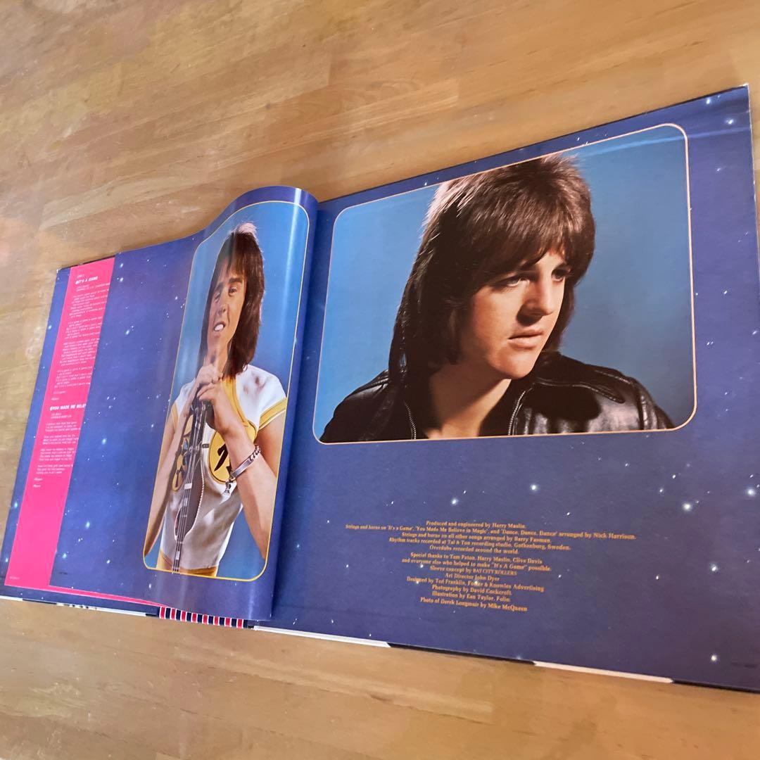 Bay City Rollers It's A Game Japan Vinyl LP IES-80850 With Pin-up Poster