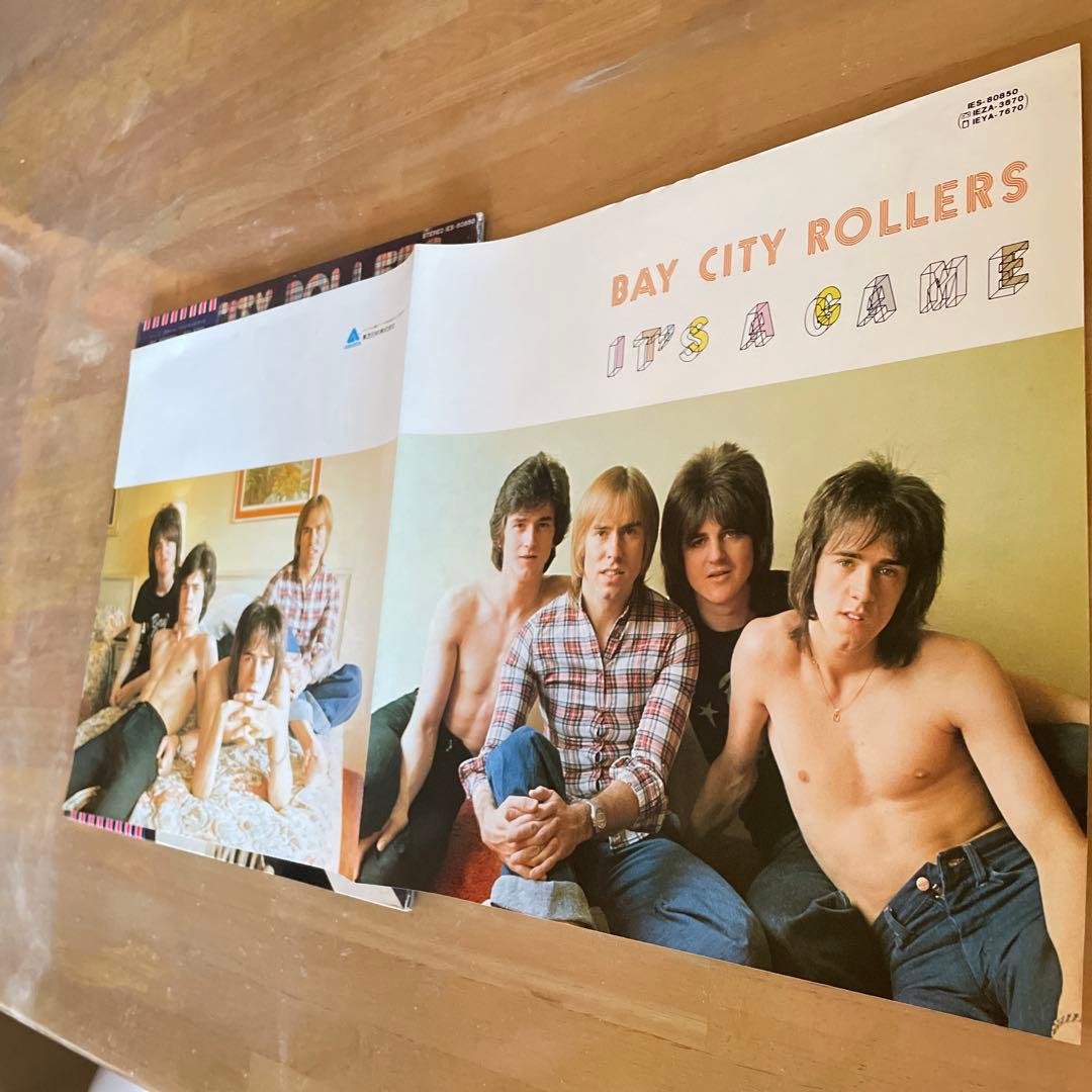 Bay City Rollers It's A Game Japan Vinyl LP IES-80850 With Pin-up Poster