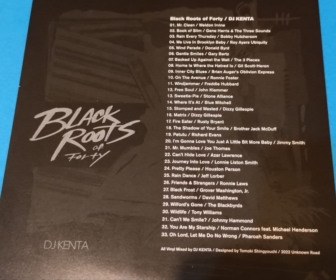 DJ KENTA Black Roots of Forty CD Limited Edition Japan Press Rare Groove Mix