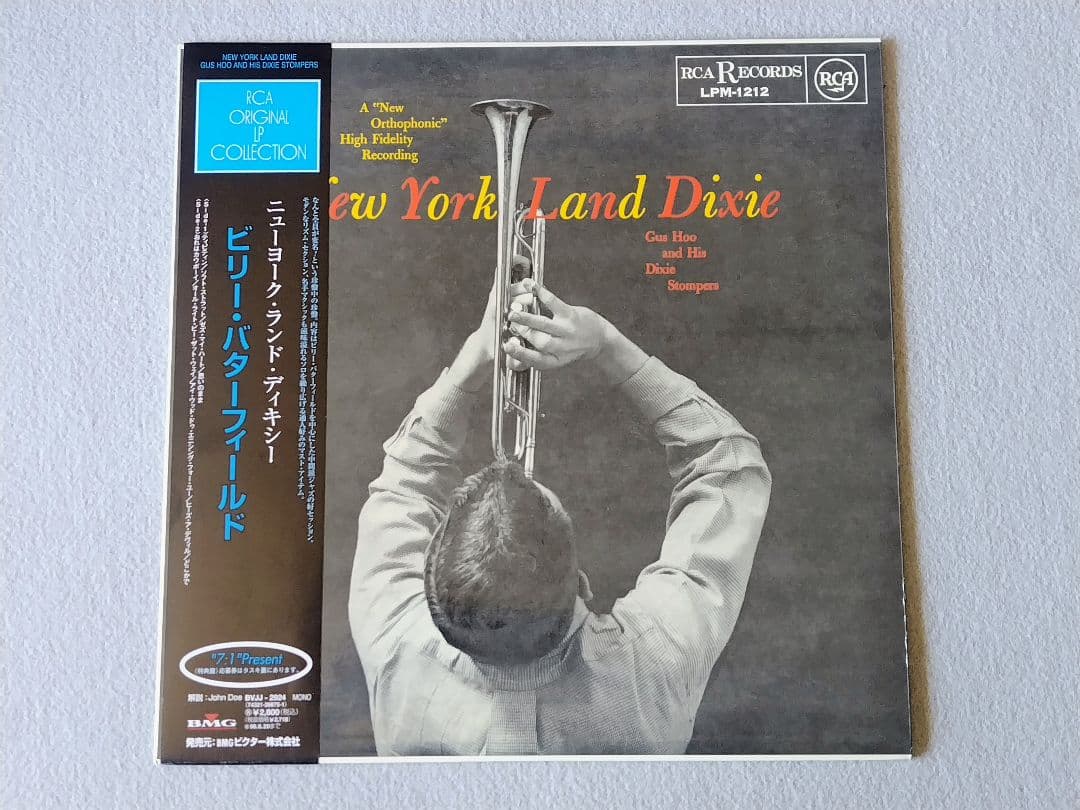 Gus Hoo and His Dixie Stompers - New York Land Dixie Japan LP Vinyl w/Obi