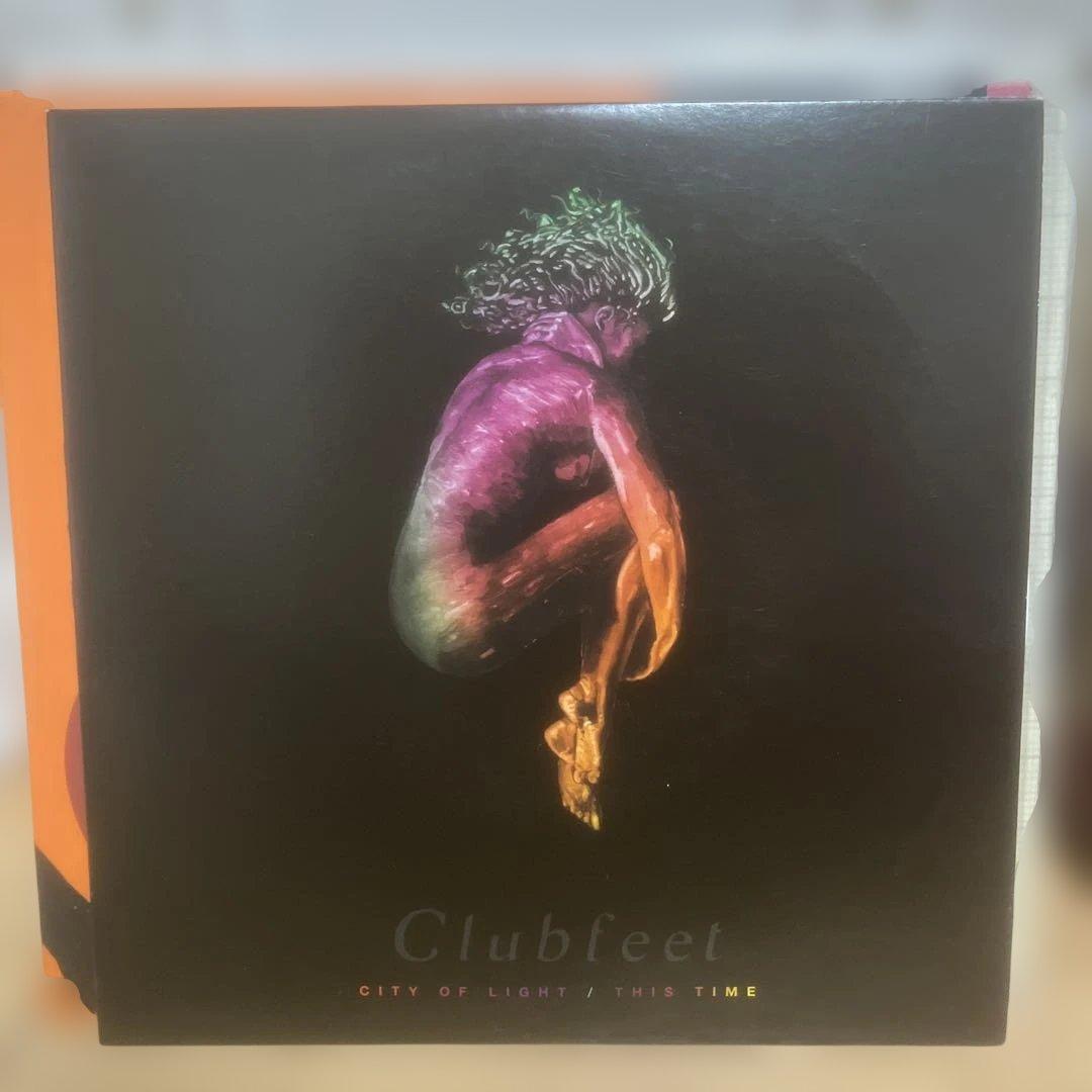 Clubfeet - City Of Light / This Time 7" White Vinyl Indie Synth Pop Australia