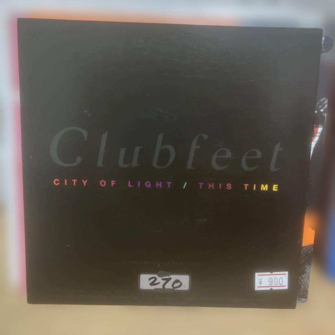 Clubfeet - City Of Light / This Time 7" White Vinyl Indie Synth Pop Australia
