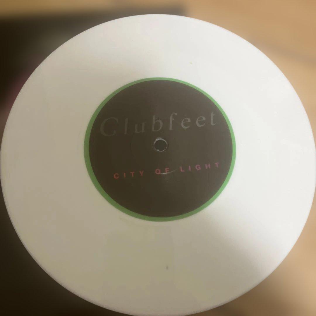 Clubfeet - City Of Light / This Time 7" White Vinyl Indie Synth Pop Australia