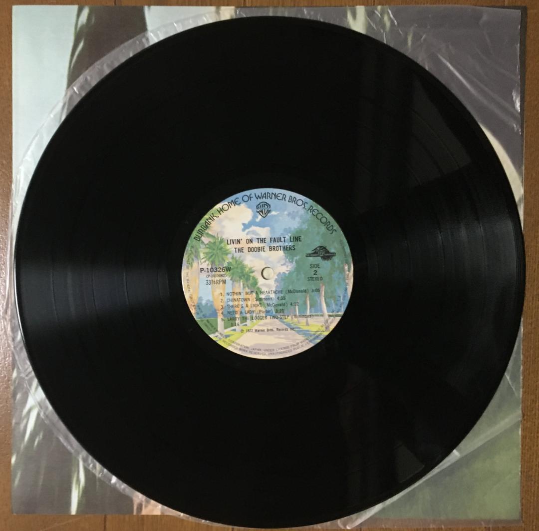 The Doobie Brothers - Livin' On The Fault Line - Japan LP Vinyl Record w/ Obi
