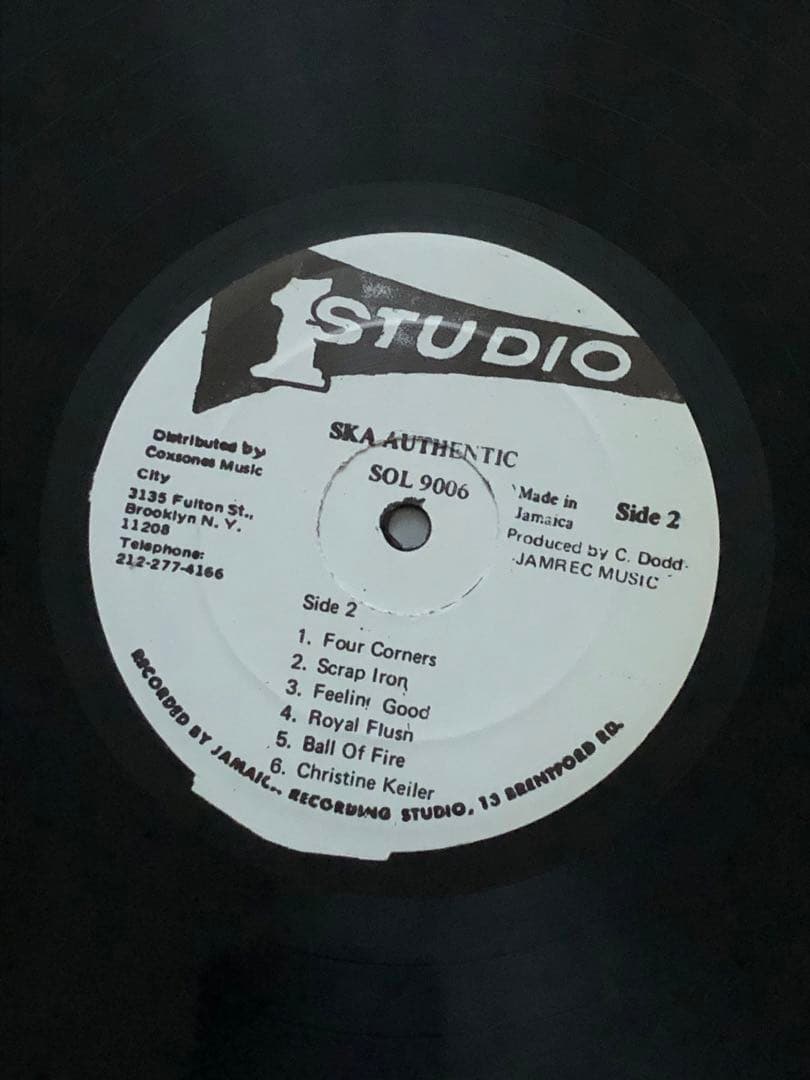 The Skatalites - Ska-Authentic - Vinyl LP Studio One SOL 9006 Jamaica Pressing