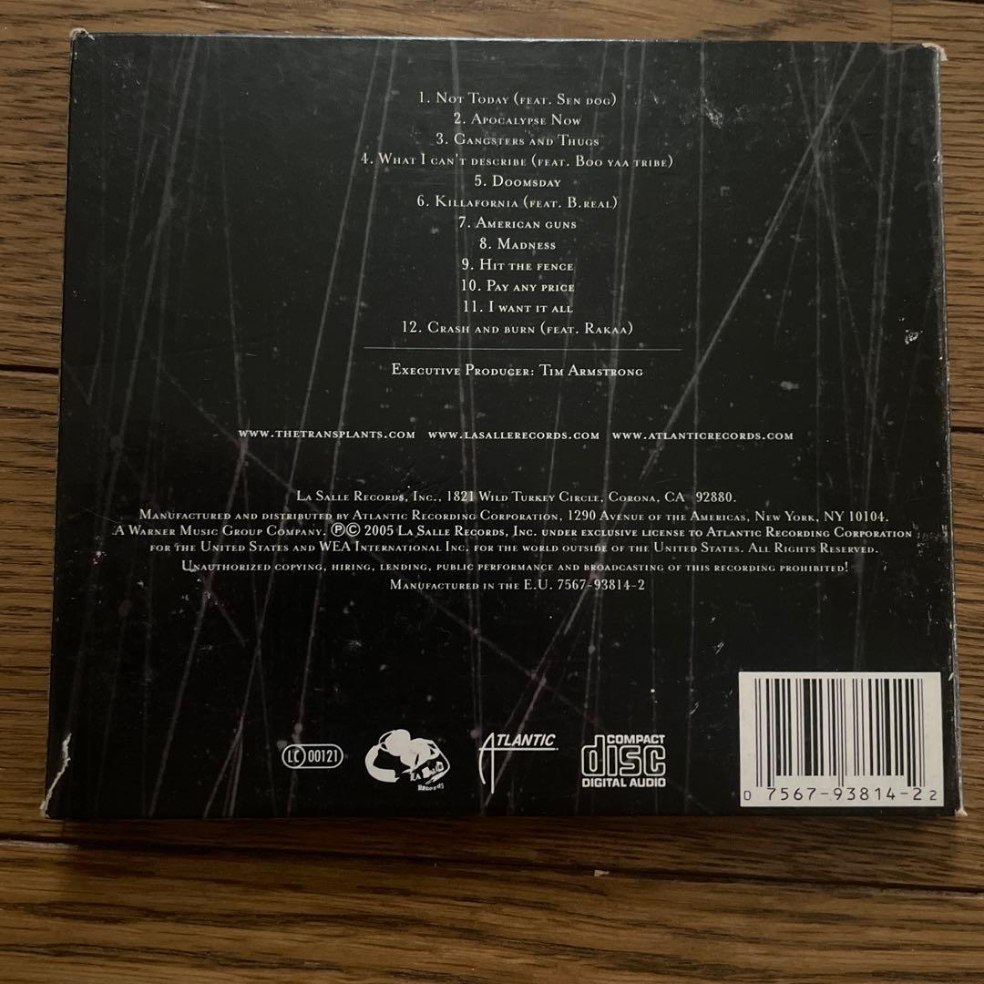 Transplants - Haunted Cities CD (2005) Limited Paper Jacket Edition