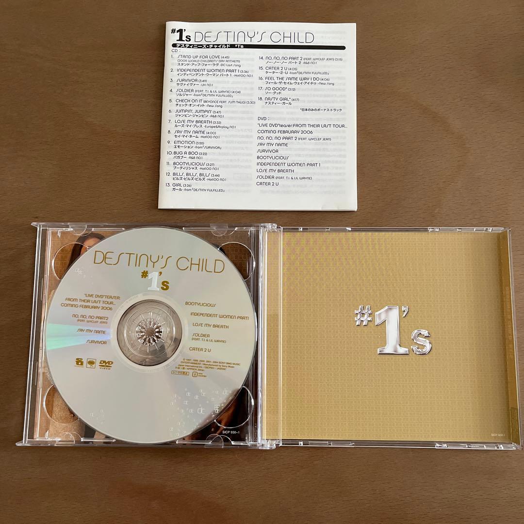 Destiny's Child #1's CD+DVD Japan Edition Best Of Hits 2005