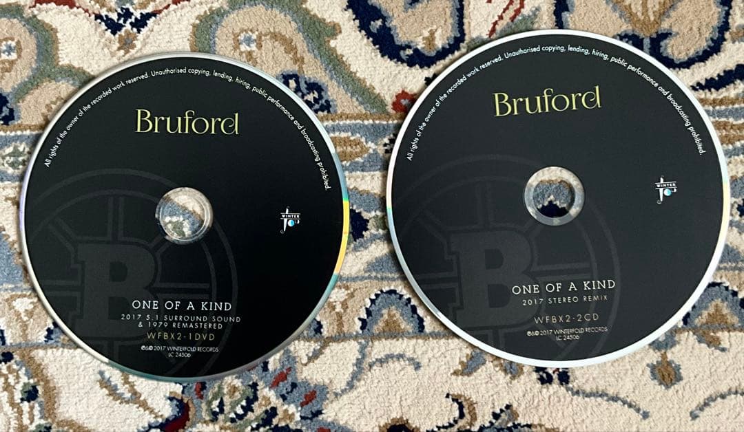 Bill Bruford - One Of A Kind CD+DVD Limited Edition Expanded & Remixed 2017