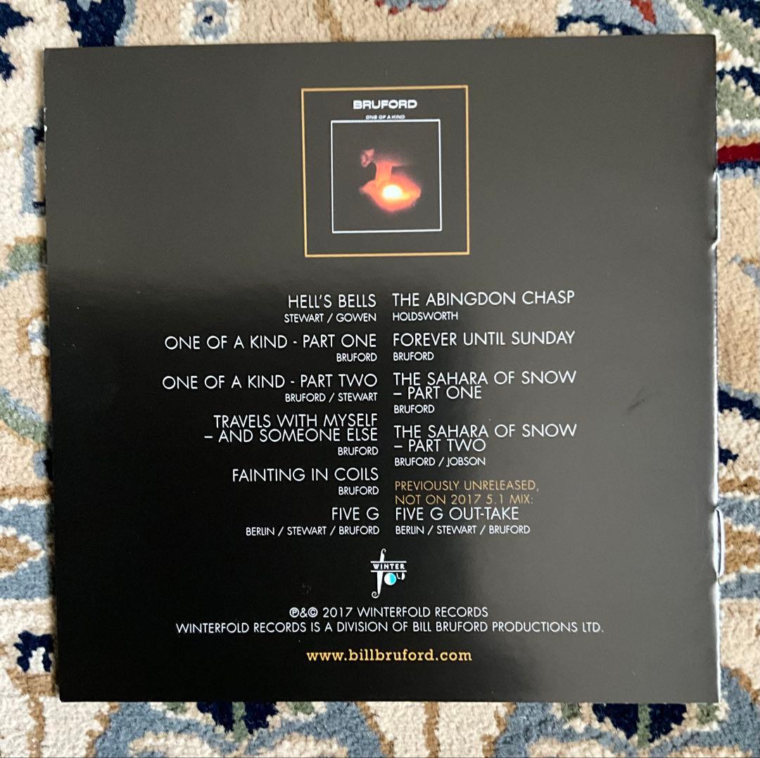 Bill Bruford - One Of A Kind CD+DVD Limited Edition Expanded & Remixed 2017
