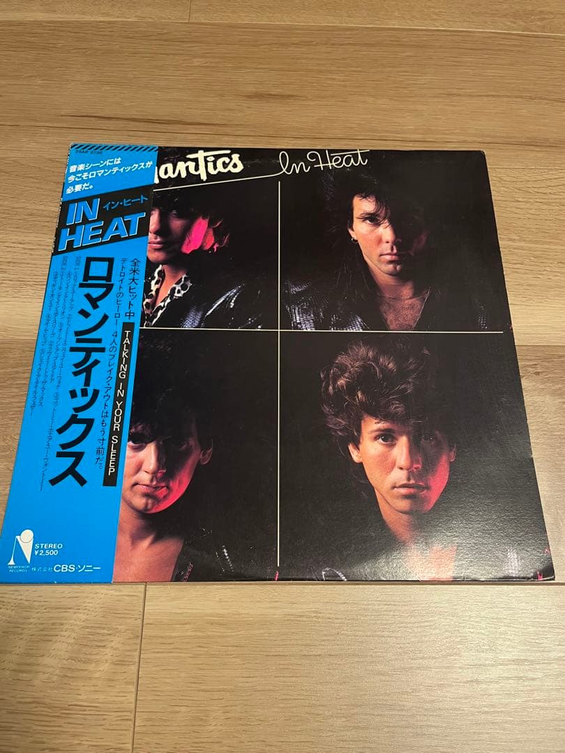 The Romantics - In Heat LP 1983 Japan Pressing Vinyl Album w/ Obi Strip