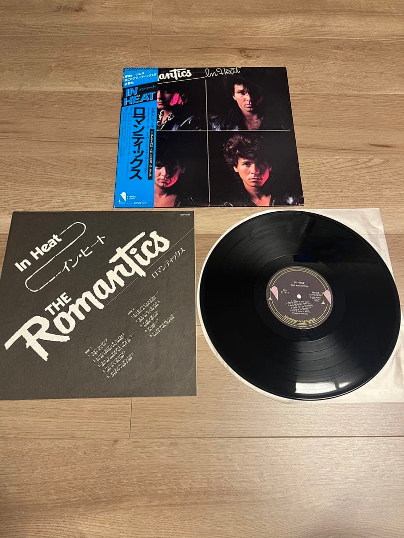 The Romantics - In Heat LP 1983 Japan Pressing Vinyl Album w/ Obi Strip