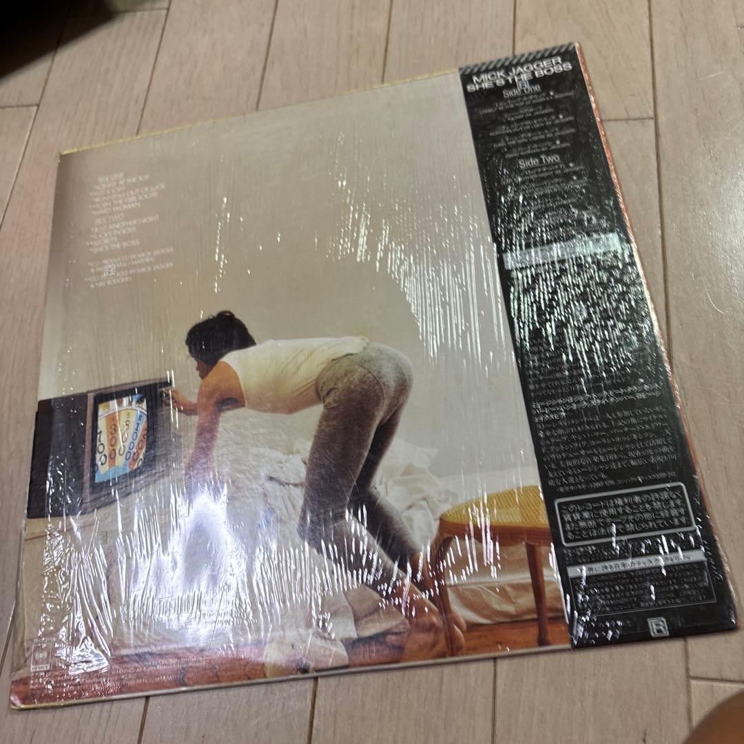 MICK JAGGER She's The Boss Vinyl LP Japan CBS/Sony 28AP 2996 Obi Included