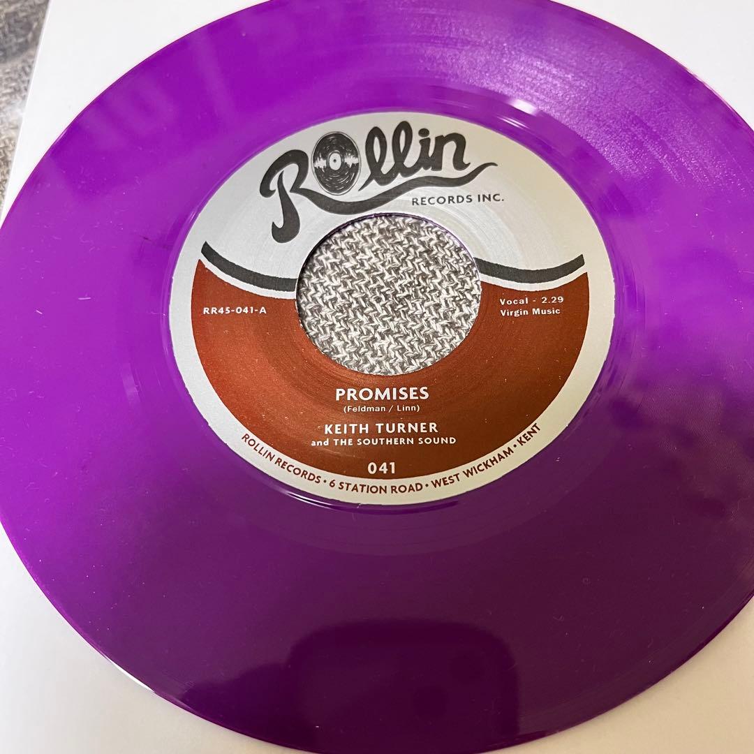 Keith Turner & The Southern Sound - Promises / Heart Attack 7" Ltd Color Vinyl