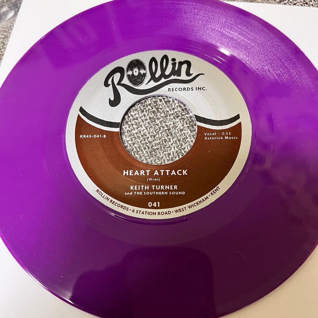 Keith Turner & The Southern Sound - Promises / Heart Attack 7" Ltd Color Vinyl